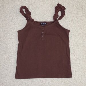 J Crew Brown Tank
